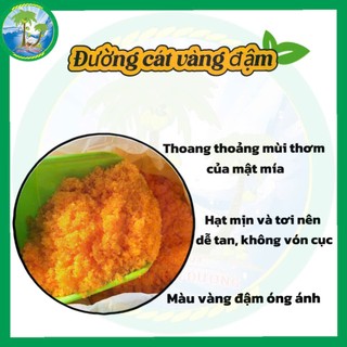 [2 KG ] Đường cát vàng đậm nhất / màu vàng nghệ
