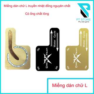 Miếng dán chữ L truyền nhiệt A1 Cool Touch - Chất liệu đồng nguyên chất - chứa ống chất lỏng dẫn nhiệt cực tốt