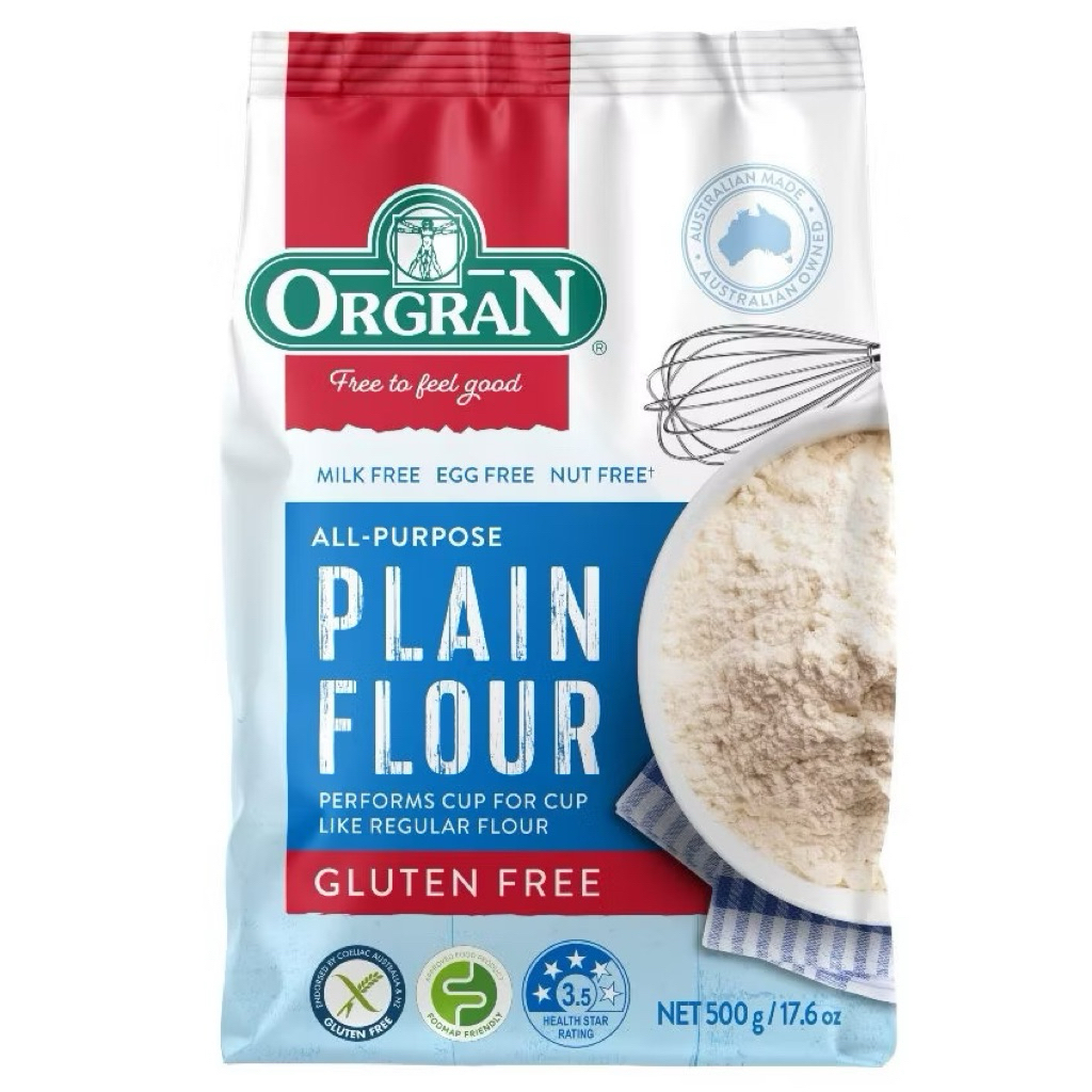 Bột Làm Bánh Đa Dụng Hiệu Orgran 500g- Orgran All Purpose Plain Flour. GLUTEN FREE