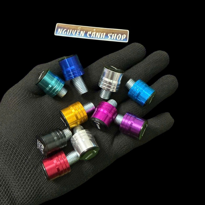 1 ốc chân kiếng 10li rizoma 81 racing đủ màu răn ngược thuận