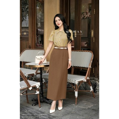 Chân Váy Nữ Công Sở Dáng A Suông MY WAY Cao Cấp 2MCA257