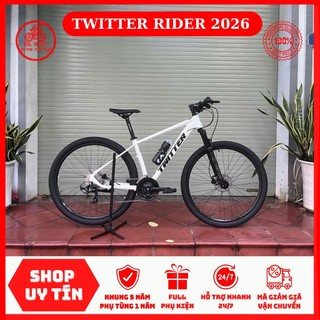  Xe Đạp TWITTER RIDER 2026 • Khung nhôm phanh dầu 3 món Shimano moay-ơ 4 bạc đạn 