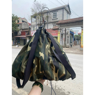  Balo lồng bẫy chim chào mào balo 2 mặt 1 mặt chất liệu vải rằn ri bền đẹp chắc chắn 