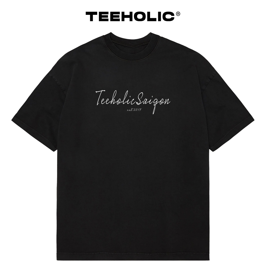 Áo Thun Nam Nữ TEEHOLIC In Chữ Ký Teeholic Saigon - THSI24