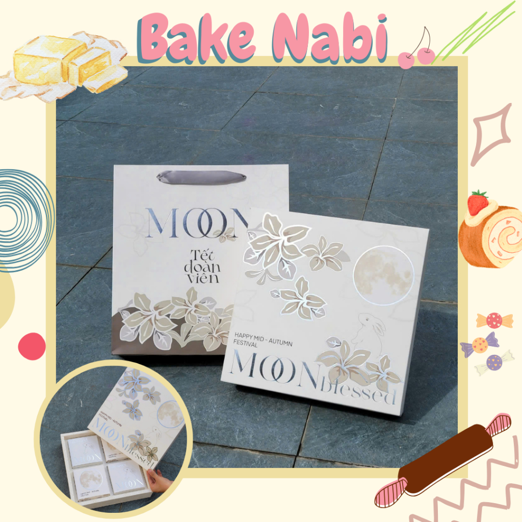 VỎ BÁNH TRUNG THU NGỌC THỐ MINH ĐỰNG 4 BÁNH 150GR-250GR