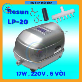 Máy Sủi Khí Bể Cá RESUN LP20 LP40 LP60 LP100 LP200 - Máy Oxy Cho Bể Cá Koi