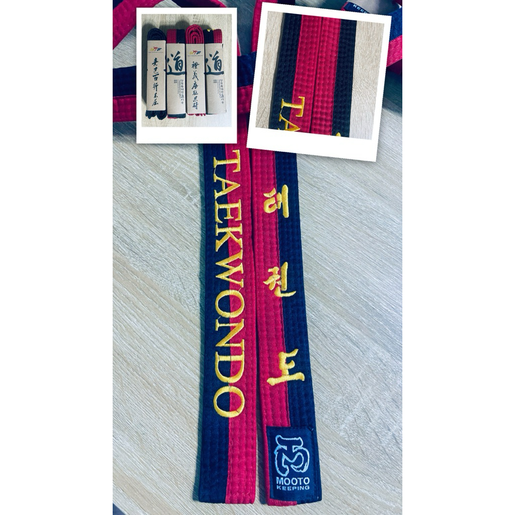 Đai Đỏ Đen Taekwodno Keeping x Union Taekwondo SHOP