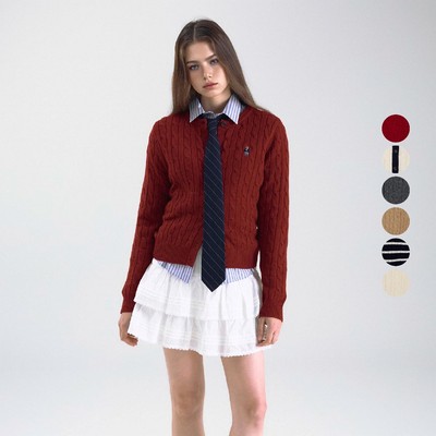 Áo Cardigan WHO.A.U Steve Cable Cardigan_WHCKF4901F