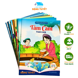 Sách - ComBo 20 Quyển Truyện Tranh Cổ tích Song Ngữ Việt Nam, Thế Giới, Thiếu Nhi Hay Dành Cho Bé