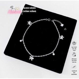 Lắc chân xinh bạc ta 18 mẫu mới cho nữ chính hãng MAINOMI