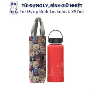 Túi đựng bình nước giữ nhiệt Lock&Lock Riga Tumbler Vietnam Edition 897ml, kt 24cmx9cm