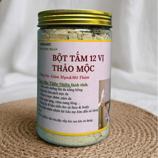 Bột ủ trắng da mặt và body bằng thảo mộc dịu da nhả nắng trắng da mờ thâm tẩy da chết  Thảo Mộc Hoàn