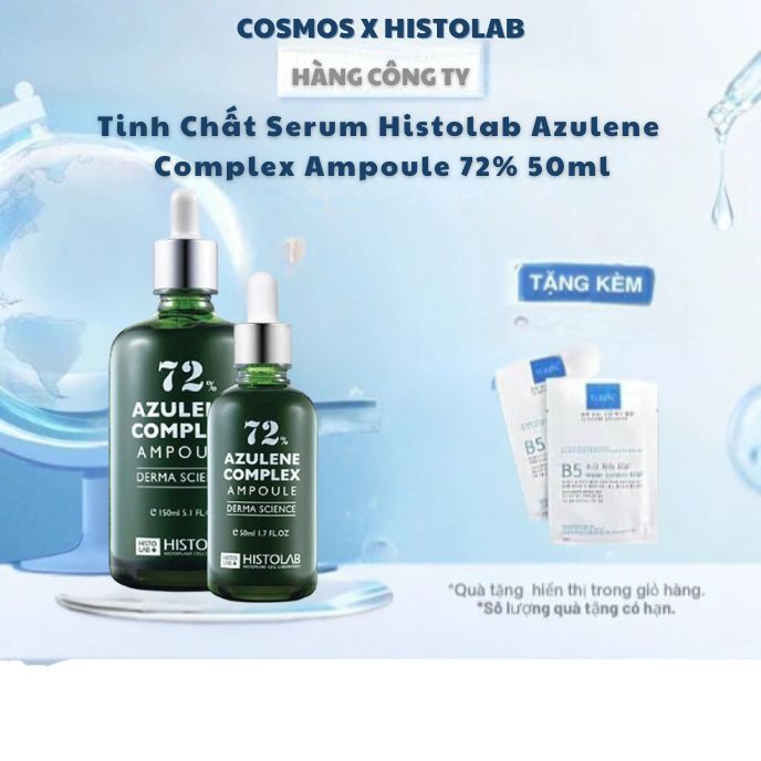 Tinh chất làm dịu da AZULENE 72 HISTOLAB giúp làm dịu và giảm mụn, kiềm dầu 50ml