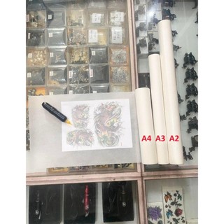 Giấy lụa thiết kế hình xăm,mềm ,dai dễ scan hình