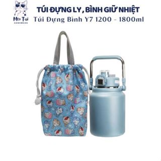 Túi Rút Đựng Bình Giữ Nhiệt Baol Y17 Phù Hợp Dung Tích 1200ml , 1500ml , 1800ml - Túi Đựng Bình May thủ Công