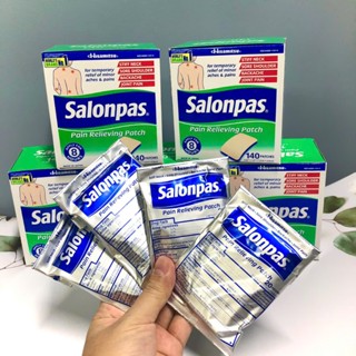  ❤️  Q3   Date 9 2027  Gói 20 miếng Cao dán Salonpas Hisamitsu XT Mỹ hiệu quả 8 tiếng  Hỏa Tốc  