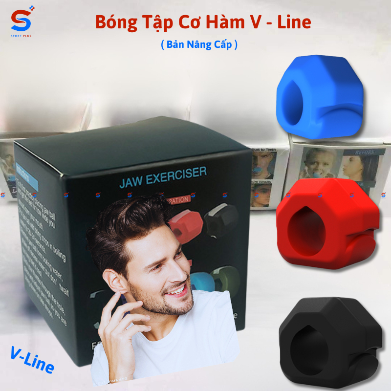 Bóng tập cơ hàm, dụng cụ tập chewing, mewing, nâng cơ mặt, cải thiện mặt nọng lệch [SPORTPLUS]
