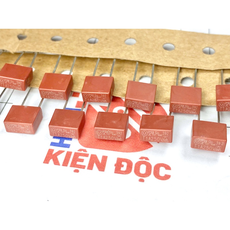 [Combo 20 chiếc] Cầu chì vuông 1A 250V T1A250V 8.5x4mm