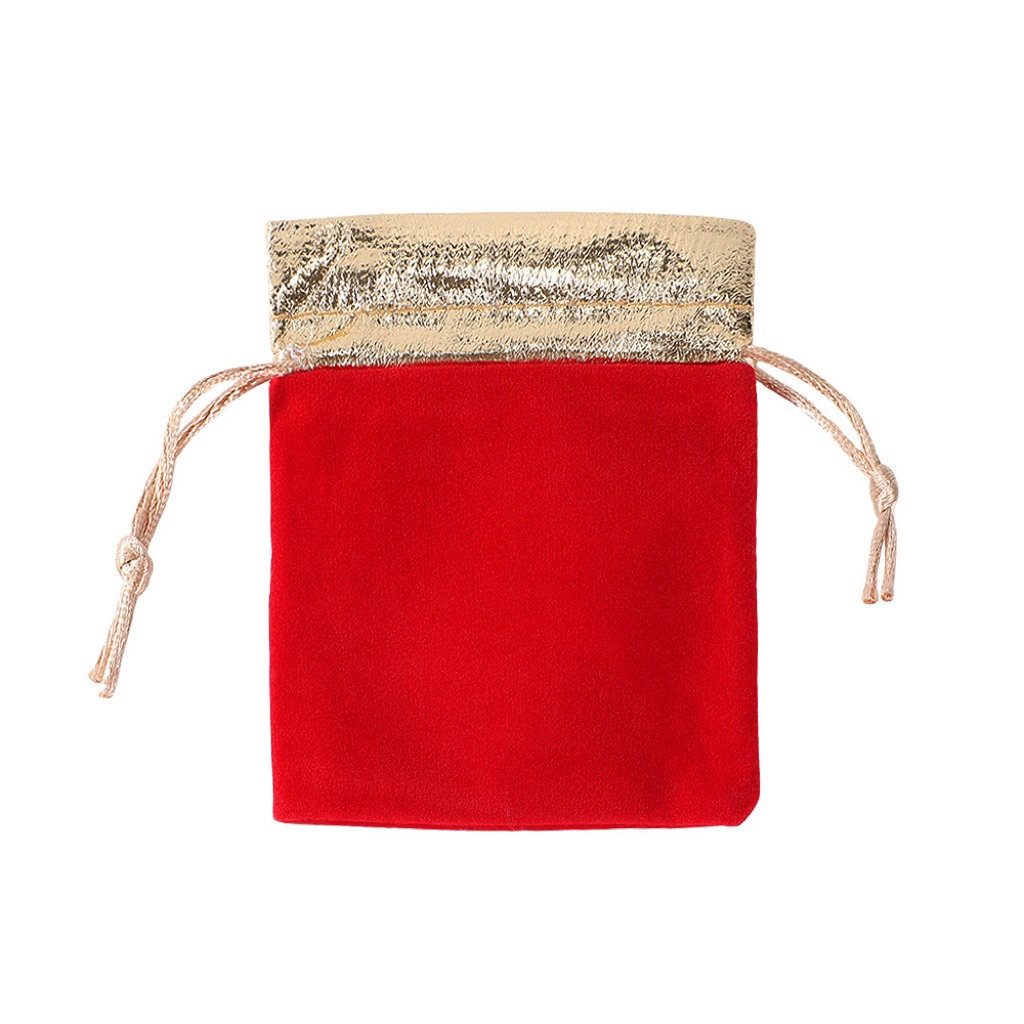 Túi vải gấm màu đỏ, túi biểu tượng may mắn, túi vải gấm phong thuỷ, thích hợp đựng vật phẩm, phụ kiện phong thuỷ