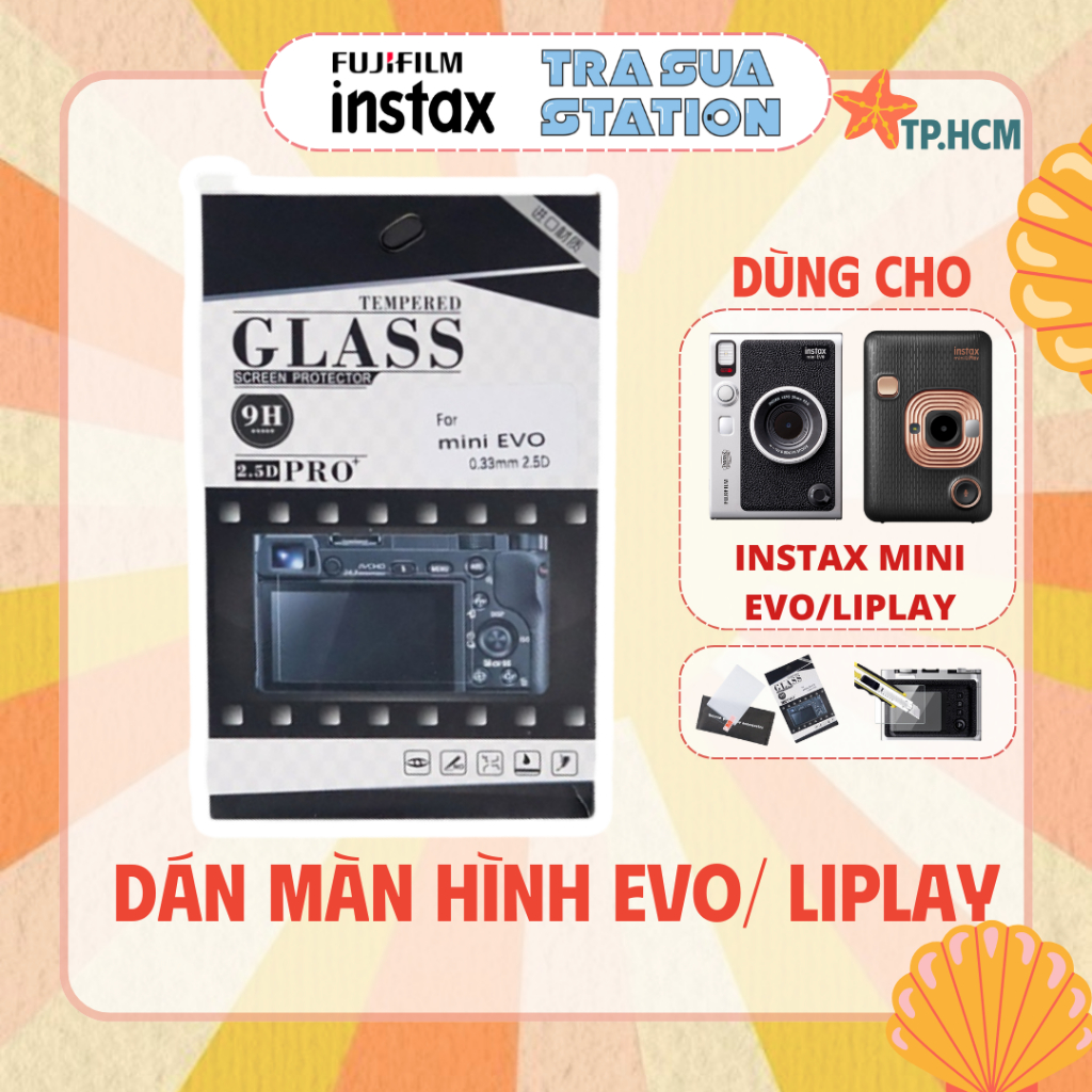 Miếng Dán Cường Lực Màn Hình Cho Instax Mini EVO/ Instax Mini Liplay