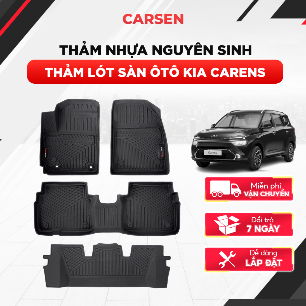 Thảm Lót Sàn Xe Kia Carens (2023-2024)