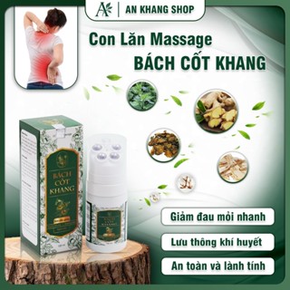 Dầu lăn massage cổ vai gáy Bách Cốt Khang con lăn mát xa gừng ngải ấm nóng giảm đau mỏi giúp lưu thông khí huyết