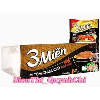  Mì 3 miền gold tôm chua cay đặc biệt 75g 