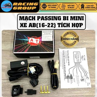  Mạch Passing Đèn Trợ Sáng Bi Cầu Mini Xe AB 2016 - 2022 Kết Hợp Bật Tắt Đèn Chính Kèm Nút Passing SH 