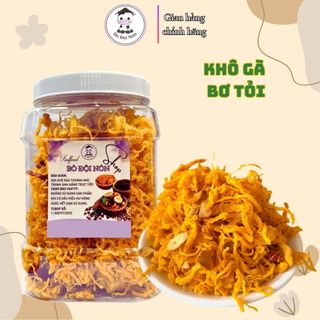  500Gr Khô Gà Bơ Tỏi Bò Đội Nón 