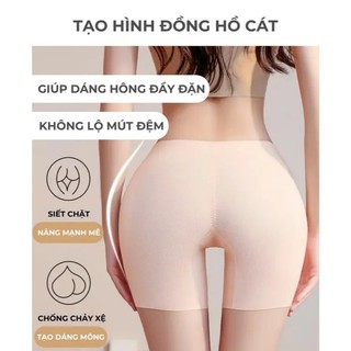  Quần độn hông quả đào quần độn hõm hông hỗ trợ nâng mông dáng đùi chất su đúc viền vát mỏng không lộ miếng độn 5951 