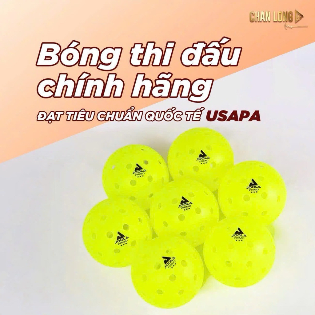 [CHÍNH HÃNG] Bóng Pickleball Thi Đấu Joola Chính Hãng Quốc Tế, Tiêu Chuẩn Thi Đấu USAPA, Không Rung 