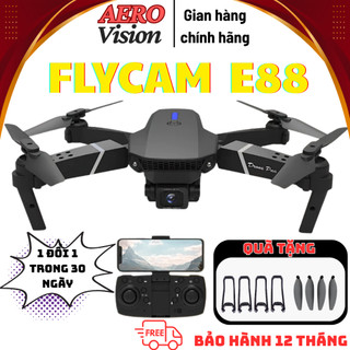  Flycam giá rẻ E88 Pro Máy bay điều từ xa Dễ dàng cho người mới tập chơi Flycam 