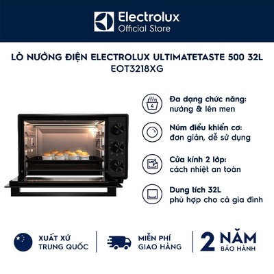 Lò nướng để bàn đa năng Electrolux UltimateTaste 500 32L - EOT3218XG