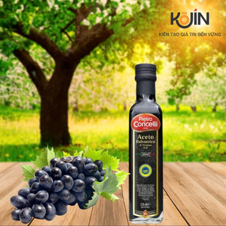 Giấm Nho - Dấm Thơm Cao Cấp Balsamic Vinegar Pietro Coricelli 250ml
