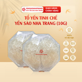 Tổ yến tinh chế - Yến Sào Nha Trang 10g | CTCP Yến Sào Nha Trang