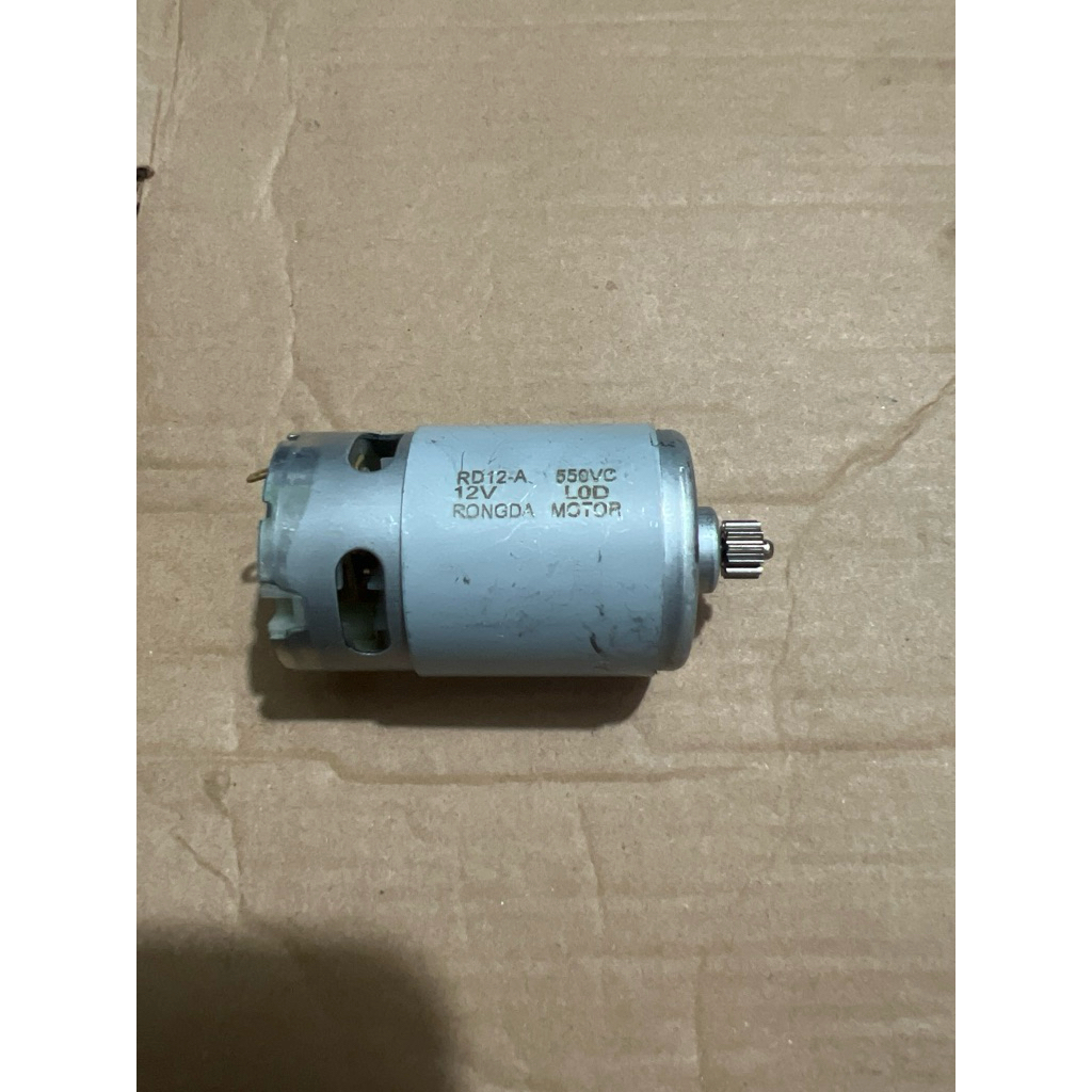 Motor 550 12v-21v -(12 răng)của máy khoan -dây đồng