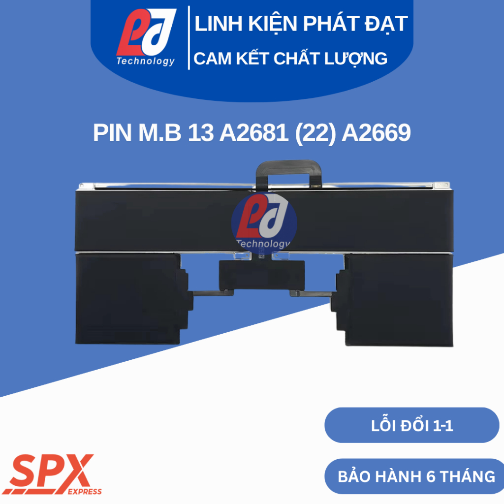 Pin Laptop M.B 13 A2681 (4561mAh / 52.6Wh / 11.54V) | A2669 (22)