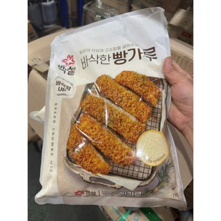  Bột Chiên Xù  Vụn Bánh Mì Beksul Hàn Quốc Gói 450G   CJ  빵가루 