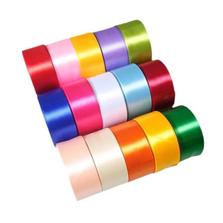 Cuộn 22met - Ruy băng lụa bản 4cm nhiều màu