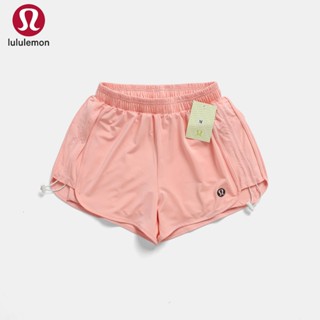 Quần Đùi Short Thể Thao Ngắn 2 Lớp Lululemon Có Túi Trong Dây Rút Hông Tập Pickle Ball, Gym, Yoga Nữ thiết kế xẻ bầu