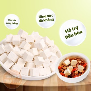 Bạch linh viên 500g, bạch phục linh khô, trắng, đẹp, không lẫn tạp chất  - Tổng Kho Sỉ Thảo Dược