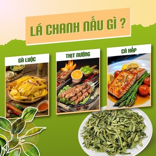 Lá chanh sấy lạnh 1kg, lá chanh xanh, thơm, gia vị lẩu thái, làm khô gà, xông mặt, xông hơi