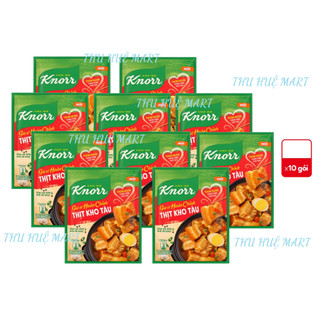 Combo 10 gói Thịt kho tàu Knorr gói 28g