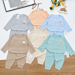 [Combo 5 và combo 6] bộ tăm lụa, dài tay mặc 4 mùa cho bé trai và bé gái từ 5 -15 Kg