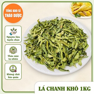 Lá chanh sấy lạnh 1kg lá chanh xanh thơm gia vị lẩu thái làm khô gà xông mặt xông hơi 