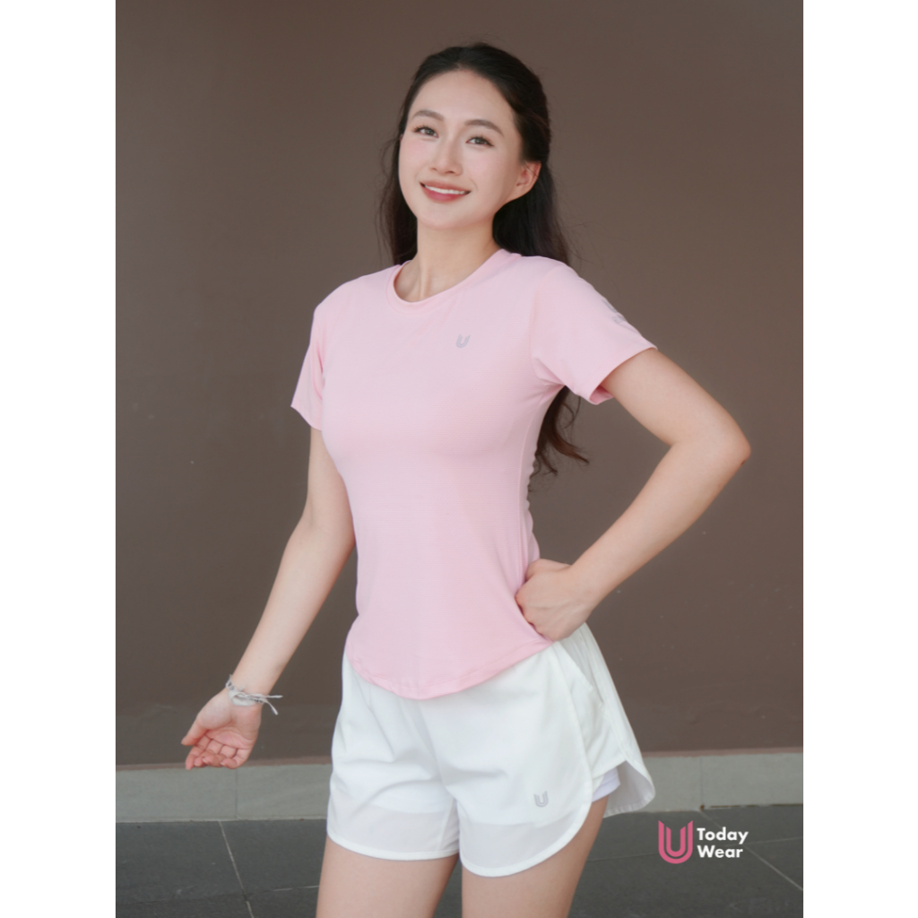 Áo thun thể thao nữ Essential Dri-FIT tập gym yoga chống tia UV chống nắng UPF 50+ Today U Wear | BigBuy360 - bigbuy360.vn