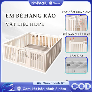  Quây Cũi cho bé Chất Liệu Nhựa Nguyên Sinh An Toàn Thiết Kế Thời Trang Dành Cho Bé 1-5 Tuổi 