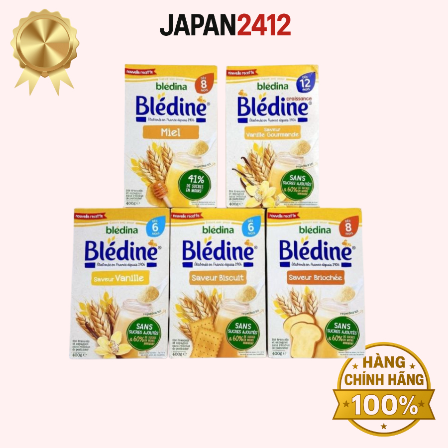 Bột lắc sữa Bledina 400g/hộp date mới nhất