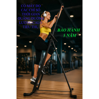 Máy tập thể dục leo núi đa năng -DSJ002 bản mới nhất 2024, Có đồng hồ đo các chỉ số khi tập