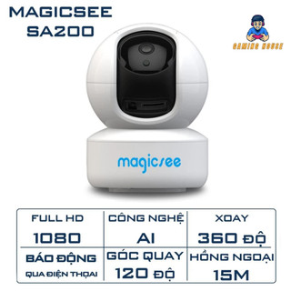 Camera giám sát không dây wifi Magicsee SA200 Full HD1080 Camera dành cho người Việt